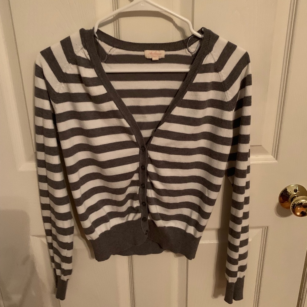 Cardigan sweaters.